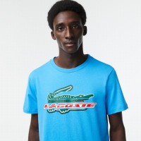 T-shirt Lacoste Sport Algodon Ecologico Blue