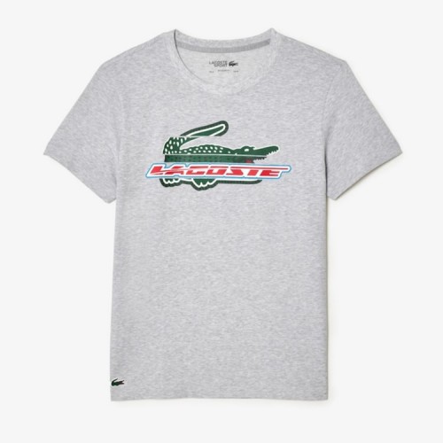 Camiseta Lacoste Sport Algodon Ecologico Gris Camiseta Lacoste Sport Algodon Ecologico Gris