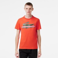 T-shirt Lacoste Sport Algodon Ecologico Orange   Offer + Cheap