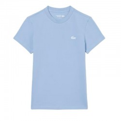 Camiseta Lacoste Sport Azul Claro Mujer