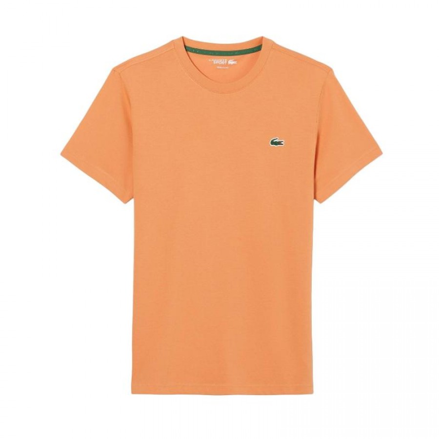 Camiseta Lacoste Sport Grafica Naranja