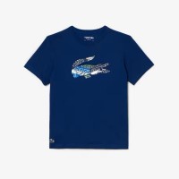Camiseta Lacoste Sport Punto Azul Marino