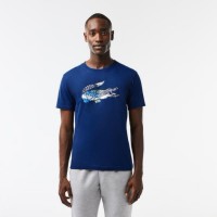 Lacoste Sport T-shirt en maille bleu marine