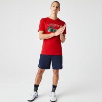 Lacoste Sport T-shirt Red  Offer + Cheap