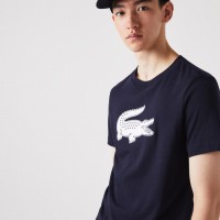 Lacoste Sport Breathable Navy Blue T-shirt  Oferta + Barato