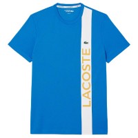 Lacoste Sport Ultra Dry Blue White T-Shirt  Offer + Cheap