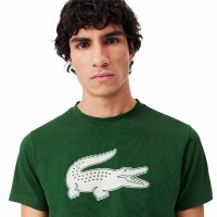 Lacoste Sport Green White T-Shirt  Offer + Cheap