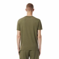 Lacoste Ultra Dry Khaki Green Tennis T-Shirt