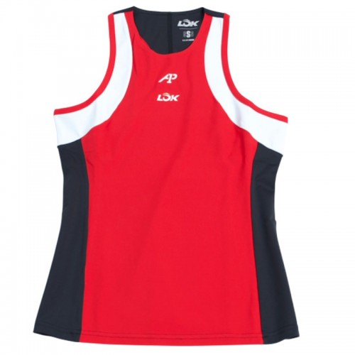 T-shirt femme Lok A1 Padel Elk Blanc Noir T-shirt femme Lok A1 Padel Elk Blanc Noir