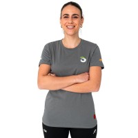 Camiseta Lok A1 Padel Glacier Gris Mujer  Offer + Cheap