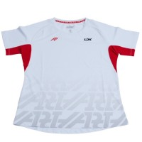 Camiseta Lok A1 Padel Stanish Blanco Mujer  Offre - Pas cher
