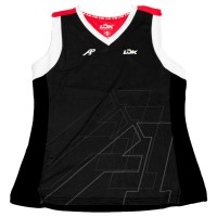 T-shirt femme Lok A1 Padel Wasatch Noir  Offre - Pas cher