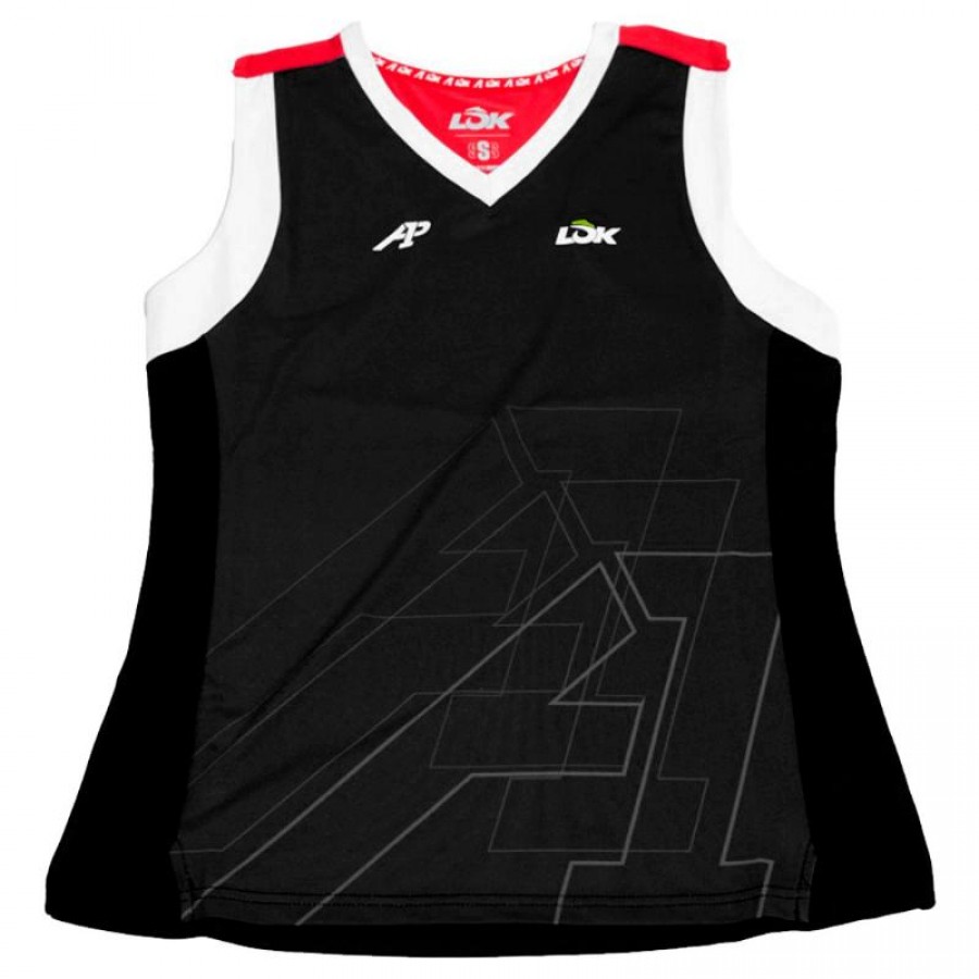 T-shirt femme Lok A1 Padel Wasatch Noir  Offre - Pas cher