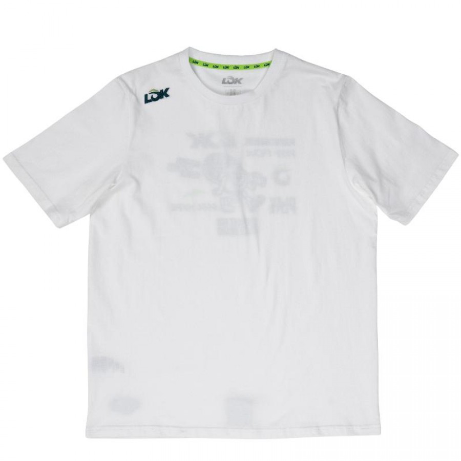 Camiseta branca de Lok Monch