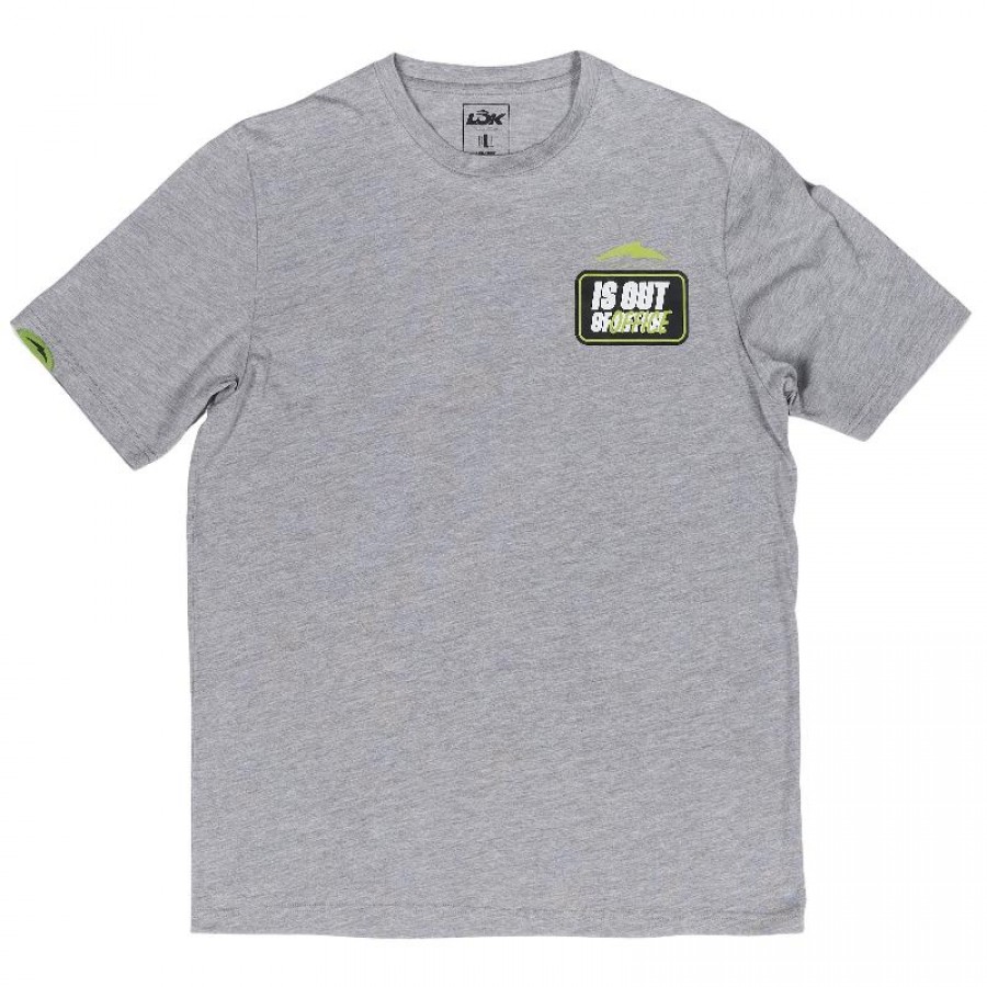 Camiseta Lok Out Of Office Gris  Offer + Cheap