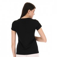 T-Shirt Manica Corta Lotto MSP Nero Donna  PADELPOINT T-Shirt Manica Corta Lotto MSP Nero Donna