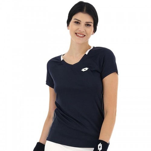 Lotto Squadra II Navy Blue White Women''s T-Shirt Lotto Squadra II Navy Blue White Women''s T-Shirt