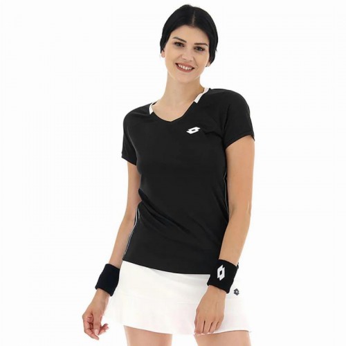 Lotto Squadra II Black White Women''s T-Shirt Lotto Squadra II Black White Women''s T-Shirt