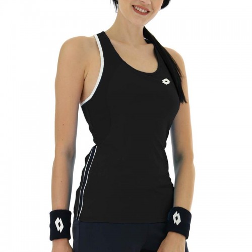 T-shirt Lotto Squadra II Nero Donna T-shirt Lotto Squadra II Nero Donna