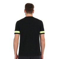 T-shirt Lotto Superrapida V Noir Jaune Fluor