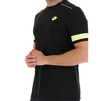 T-shirt Lotto Superrapida V Black Yellow Fluor