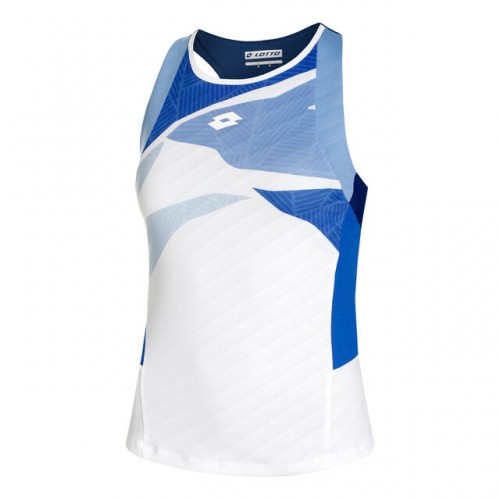 T-shirt Lotto Tech 1D2 Blue White Women T-shirt Lotto Tech 1D2 Blue White Women