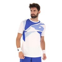 Camiseta Lotto Tech I D2 Branco Gloss Blue  Oferta + Barato