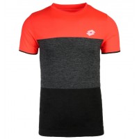 Jersey Lotto Tech Seamless black Coral