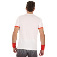 Camiseta Lotto Top IV Preto Brilhante Branco  Oferta + Barato