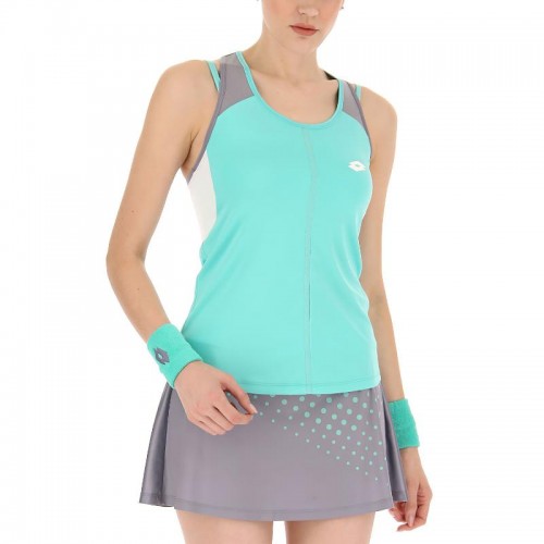 T-shirt Lotto Top IV Green Turquoise Grey Women T-shirt Lotto Top IV Green Turquoise Grey Women