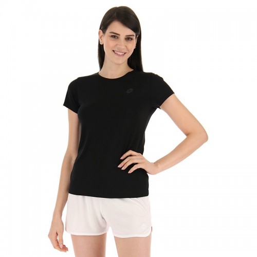 T-Shirt Manica Corta Lotto MSP Nero Donna T-Shirt Manica Corta Lotto MSP Nero Donna