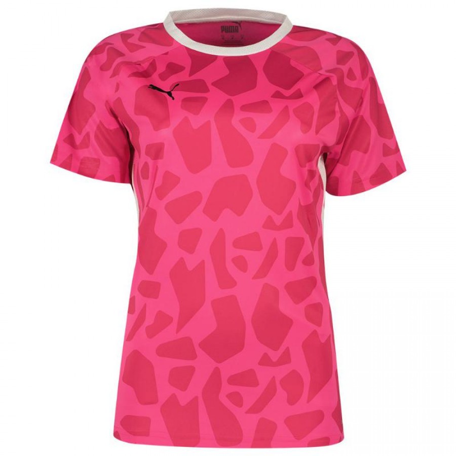 Puma TeamLiga Graphic T-shirt manches courtes pour femme  Offre - Pas cher