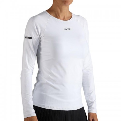 T-shirt bianca Endless Drew a maniche lunghe T-shirt bianca Endless Drew a maniche lunghe