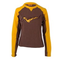Varlion MD T-Shirt à Manches Longues M/L06-MC627 Marron Femme
