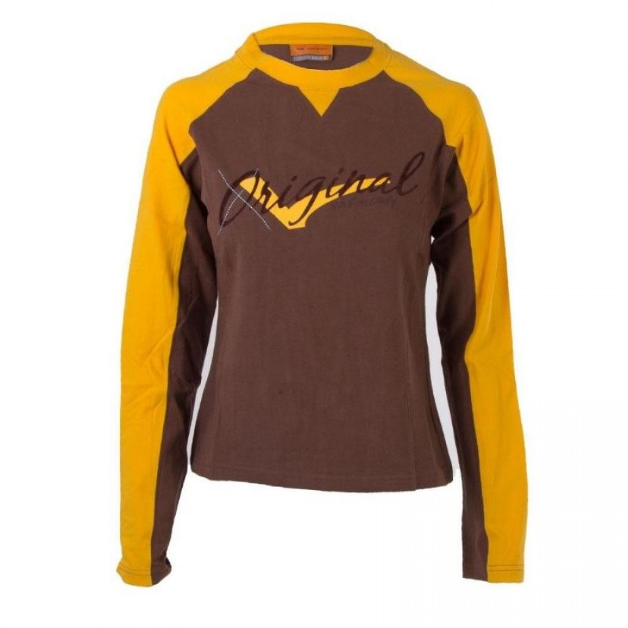 Varlion MD T-Shirt à Manches Longues M/L06-MC627 Marron Femme