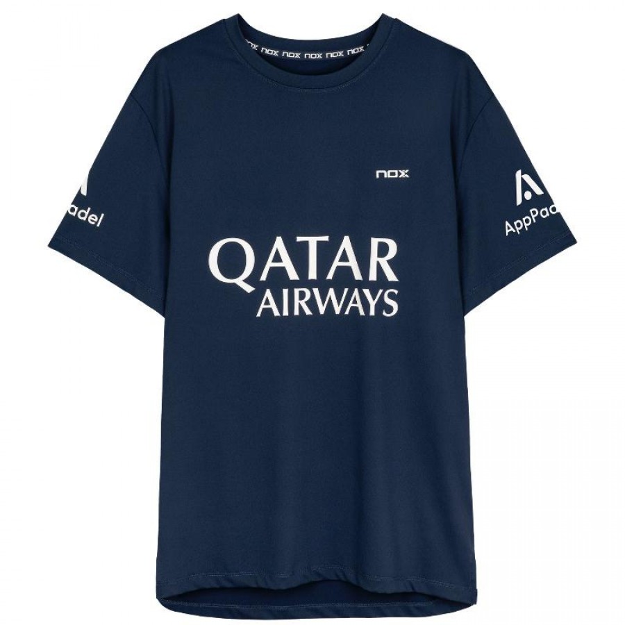 Nox Agustin Tapia sponsorise le T-shirt AT10 Bleu Fonc? 2024  Offre - Pas cher