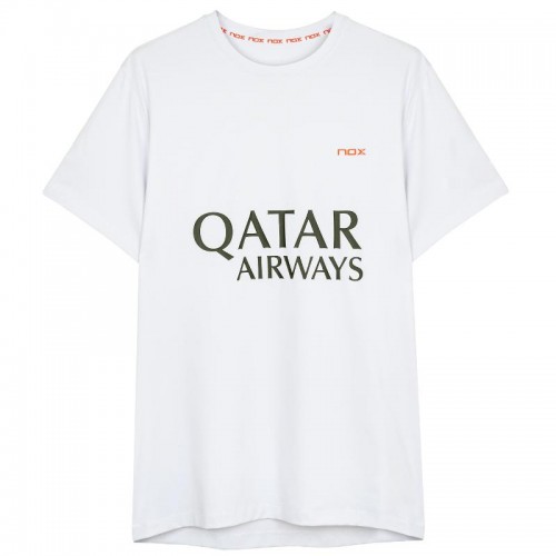Camiseta Nox Agustin Tapia Sponsors AT10 Blanco 2024 Camiseta Nox Agustin Tapia Sponsors AT10 Blanco 2024