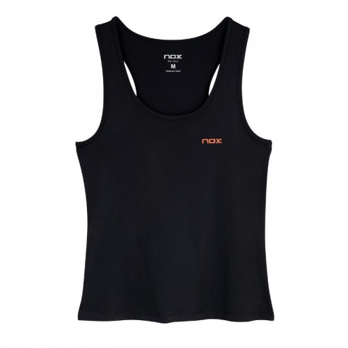 Camiseta Nox Team Negro Rojo Mujer