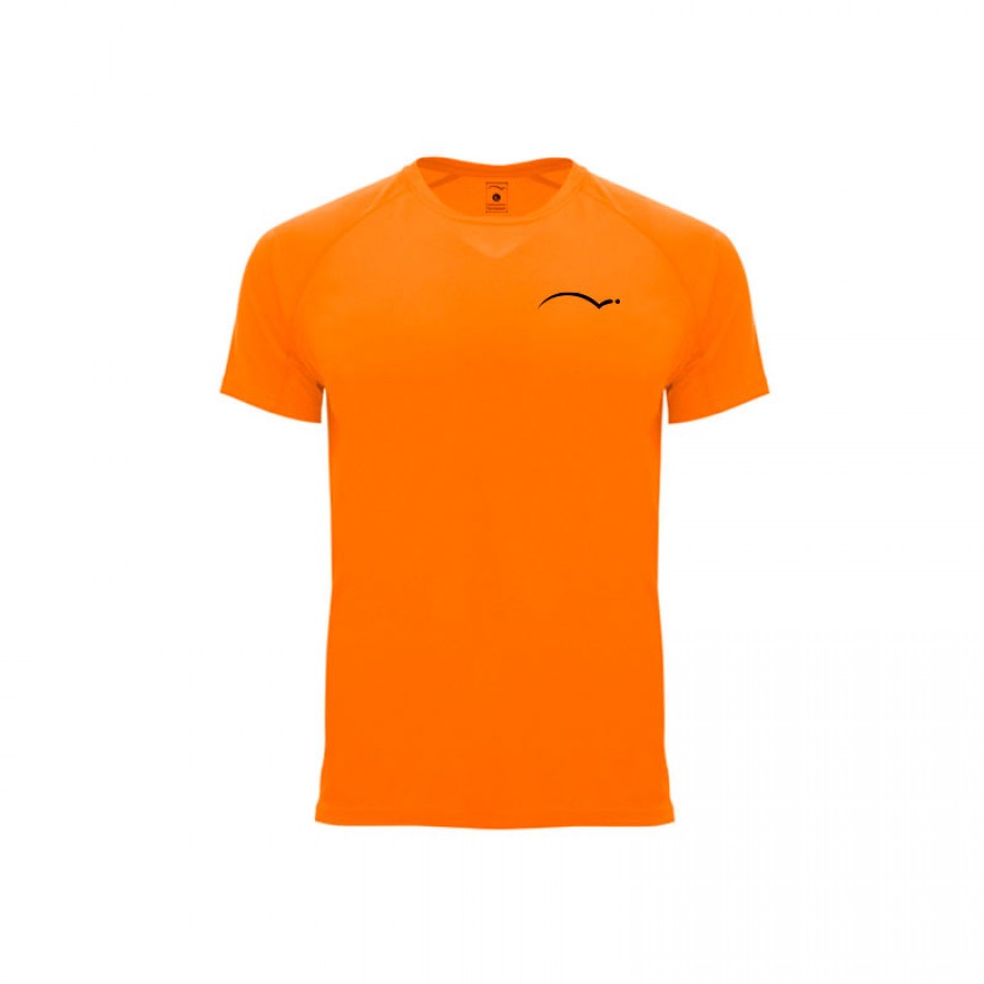 Camiseta Padelpoint Tournament Naranja Fluor  Oferta + Barato