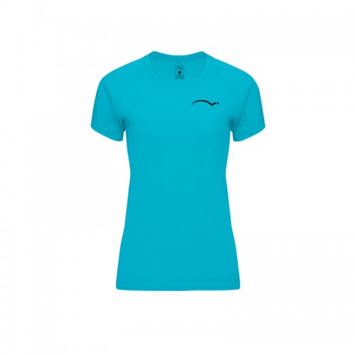 T-shirt de tournoi PadelPoint turquoise pour femme T-shirt de tournoi PadelPoint turquoise pour femme