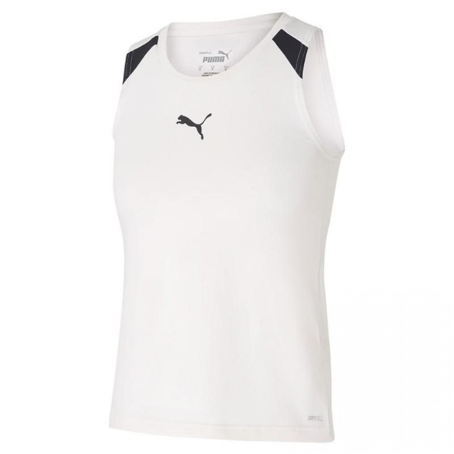 Puma Team Liga Padel Tank T-shirt bianca  PADELPOINT Puma Team Liga Padel Tank T-shirt bianca