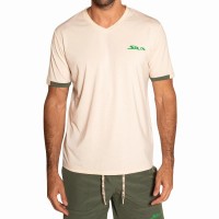 Camiseta Siux Gea Beige Marron  Oferta + Barato