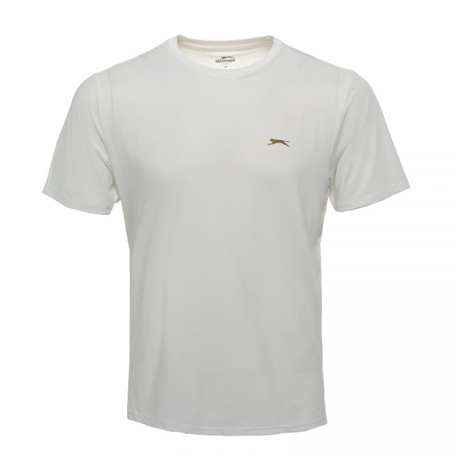 Slazenger Tim II White T-Shirt  Offer + Cheap