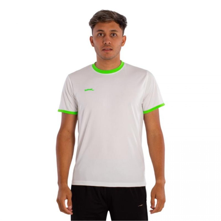 Softee Galaxy Maglietta Bianco Verde Fluo  Offerta + Economico