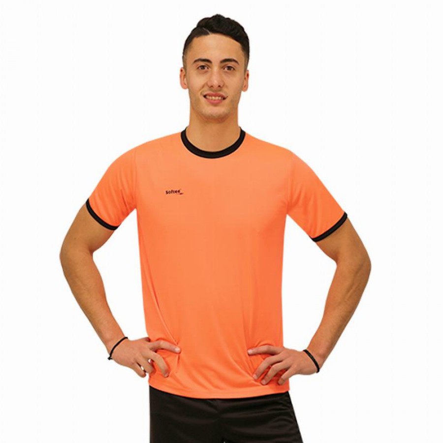 Camiseta Softee Galaxy Coral Fluor Negro  Oferta + Barato