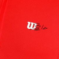 Wilson Bela Seamless Ziphnly 2.0 Red T-Shirt