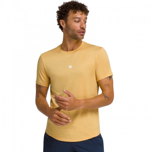 Camiseta Wilson Performance de tous les jours Amarillo Camiseta Wilson Performance de tous les jours Amarillo
