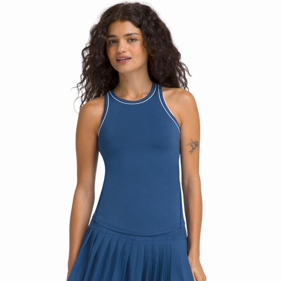 Camiseta Wilson Fieldhouse Lite Azul Court Mujer  Offerta + Economico