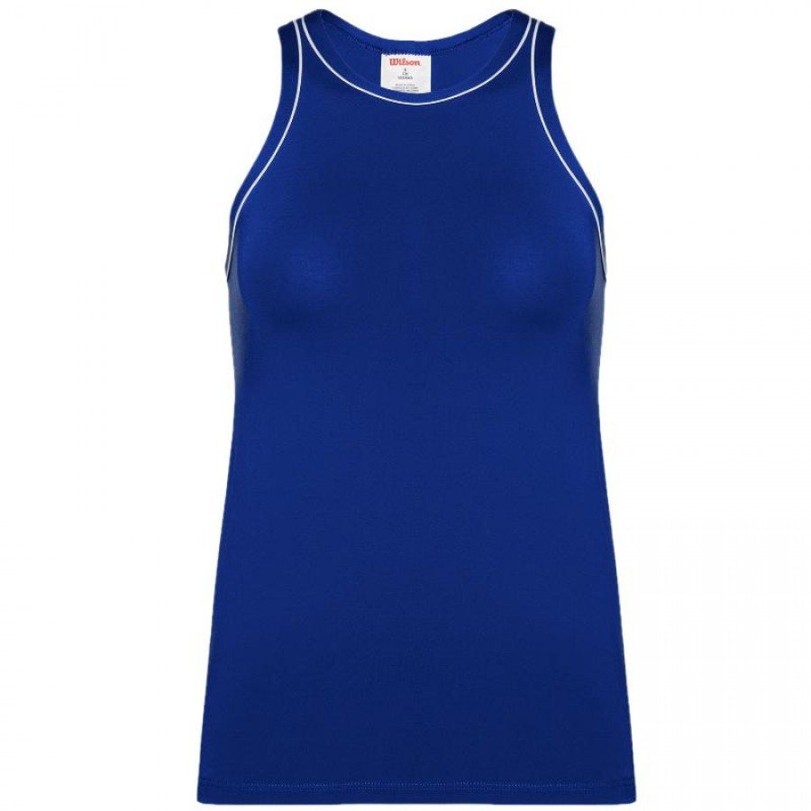 Camiseta Wilson Team Azul Royal Mujer  Offre - Pas cher