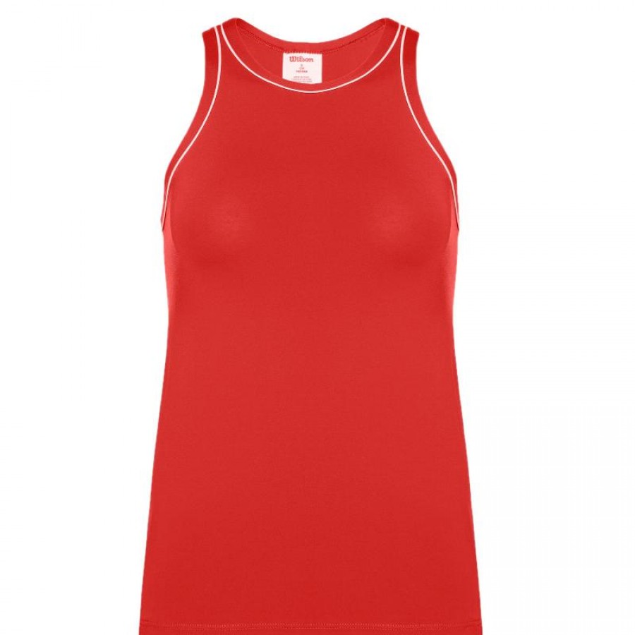 Camiseta Wilson Team Rojo Mujer  Oferta + Barato